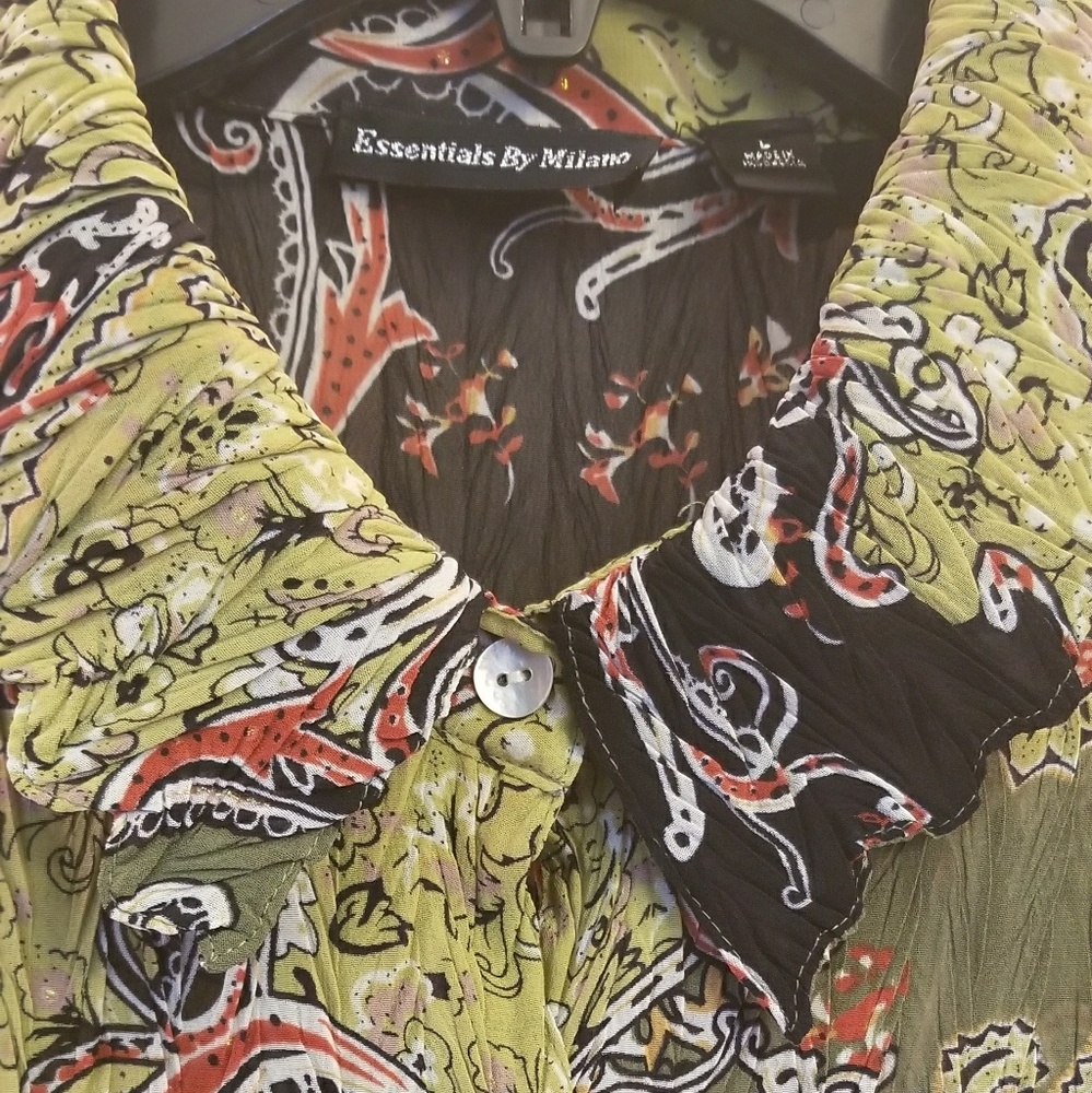 Introducing Essentials By. Milano Floral Top
